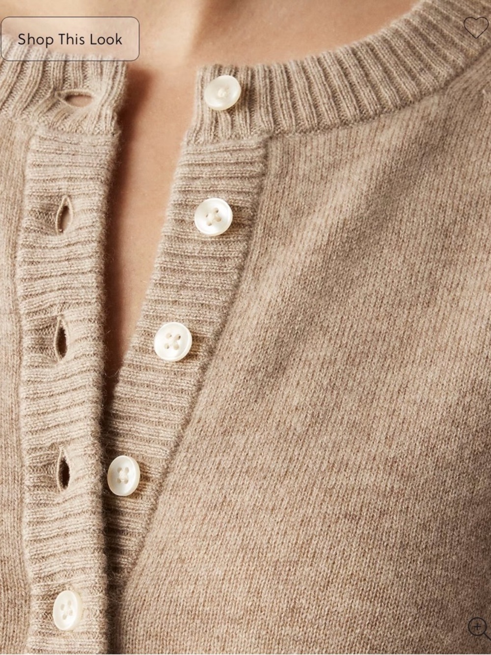 NWT! J. CREW Women’s Perfect Cashmere Cardigan in Heather Stone, Size Small - Picture 14 of 15